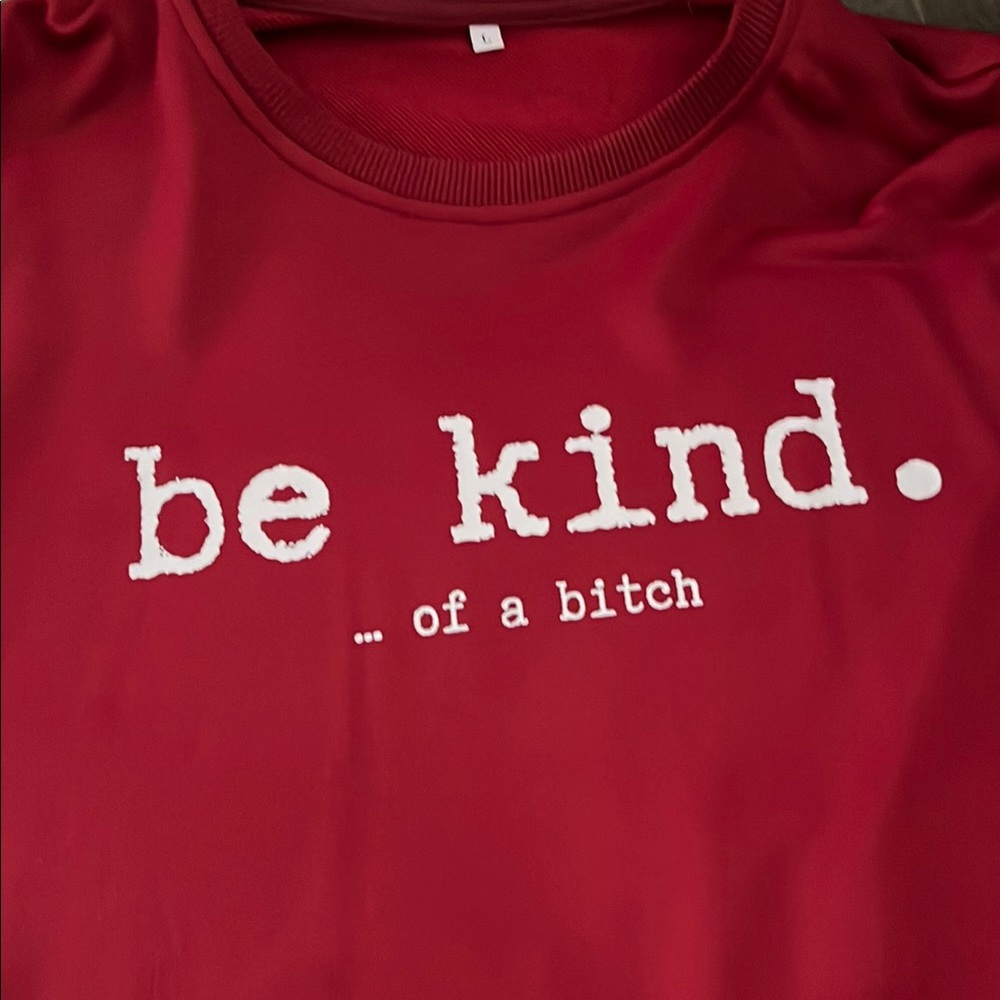 Women’s Shirt with Be Kind Print